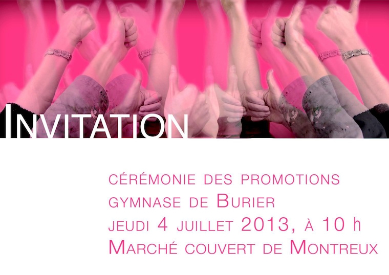 Carton d'invitation 2013