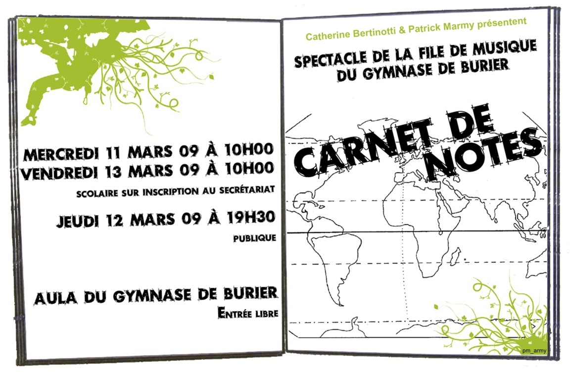 "Carnet de notes" - 2009